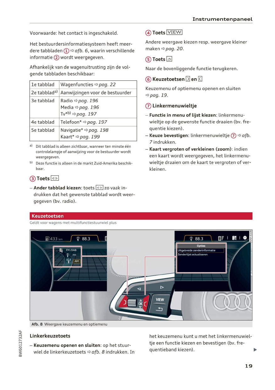 2018 Audi A5/A5 Cabriolet Owner's Manual | Dutch