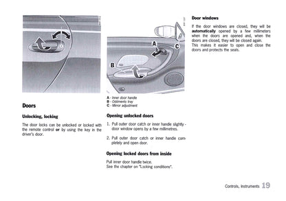 2000 Porsche 911 Carrera/911 Carrera 4 Owner's Manual | English