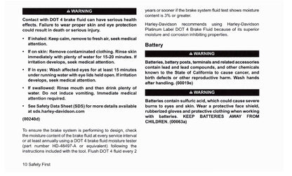 2019 Harley Davidson Touring Manuel du propriétaire | Anglais