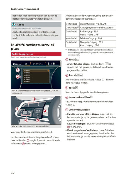 2019 Audi a3 Gebruikershandleiding | Nederlands