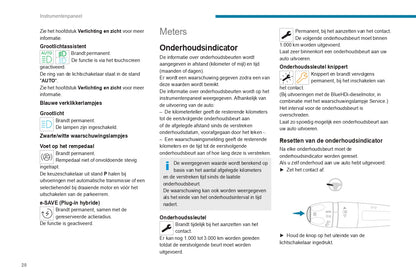 2023-2024 Peugeot 308/308SW Owner's Manual | Dutch