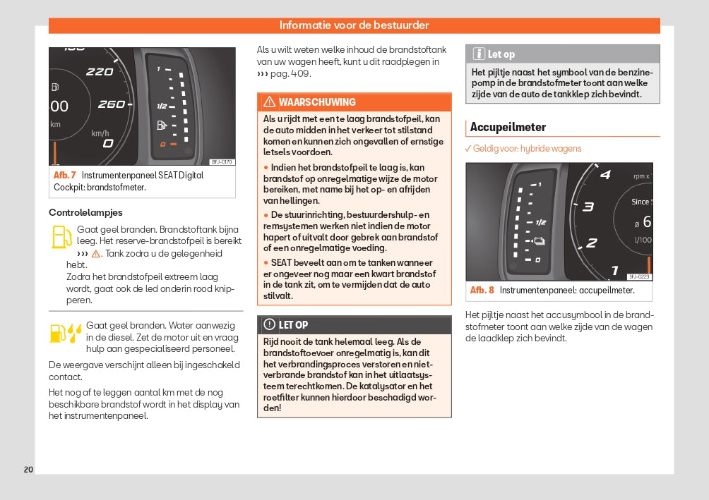 2023 Seat Tarraco Owner's Manual | Dutch