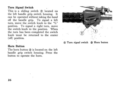 1972-1973 Honda CB350F Owner's Manual | English