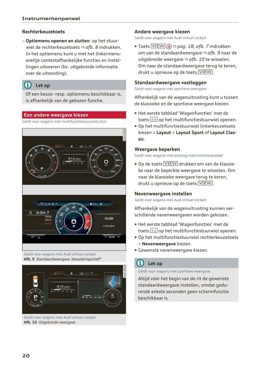 2018 Audi A5/A5 Cabriolet Owner's Manual | Dutch