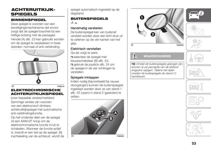 2023 Fiat 500/500C Owner's Manual | Dutch