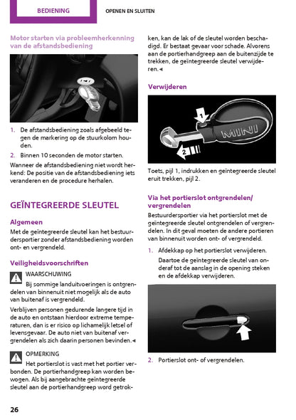 2016-2017 Mini Mini Gebruikershandleiding | Nederlands