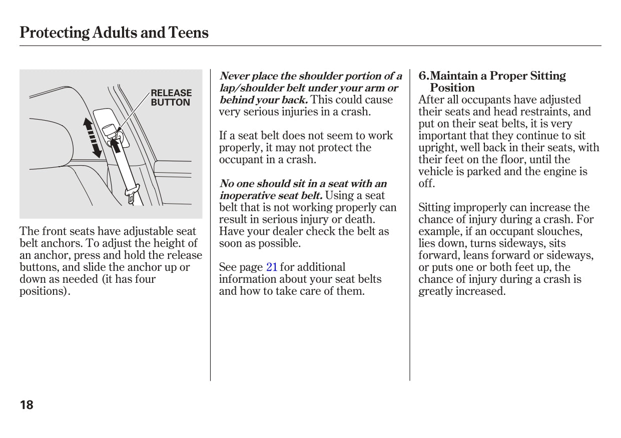 2008 Acura RL Owner's Manual | English