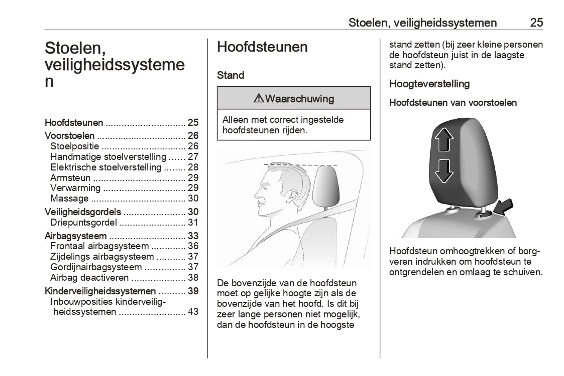 2023-2024 Opel Corsa/Corsa-e Gebruikershandleiding | Nederlands