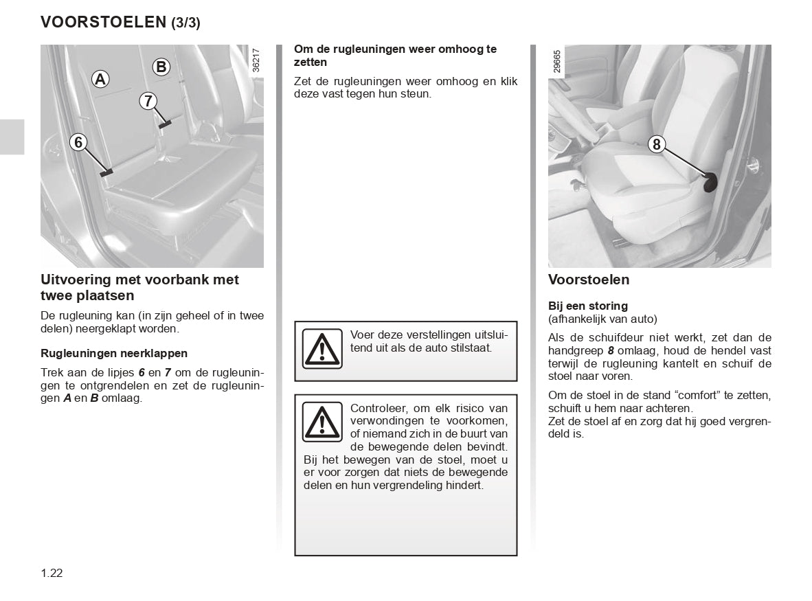 2018-2020 Renault Kangoo Owner's Manual | Dutch