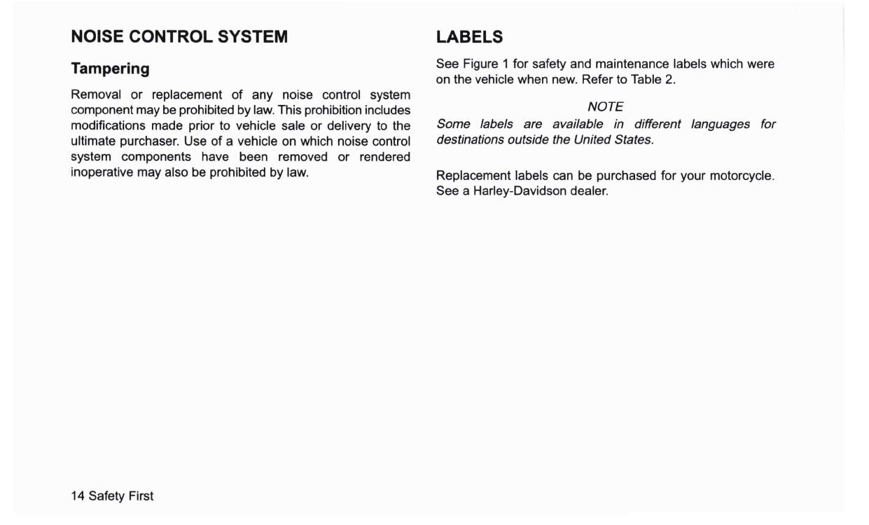 2019 Harley Davidson Touring Manuel du propriétaire | Anglais