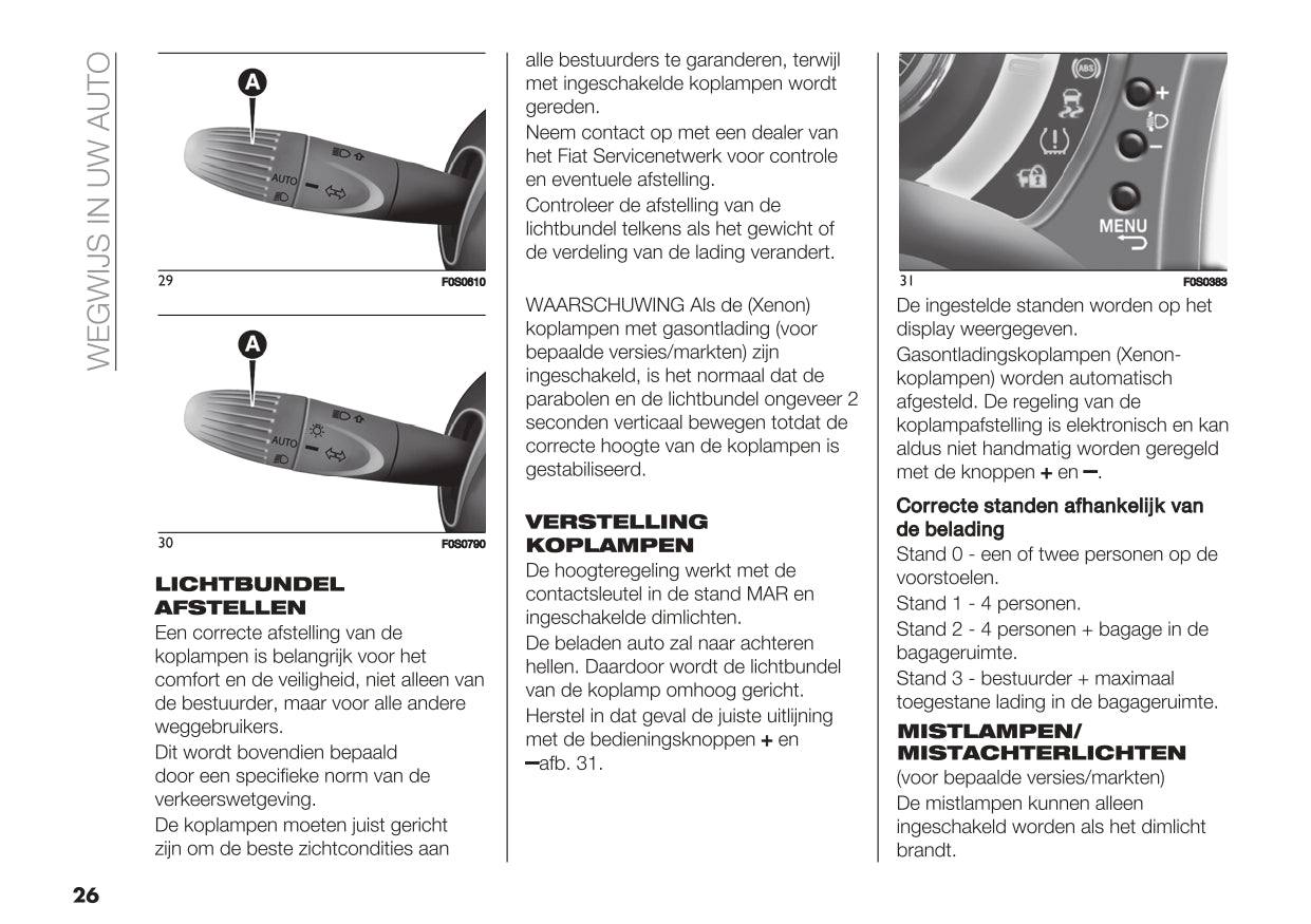 2023 Fiat 500/500C Owner's Manual | Dutch