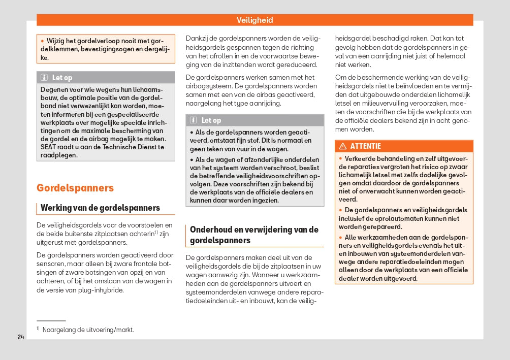 2022 Week 48 Seat Leon Owner's Manual | Dutch