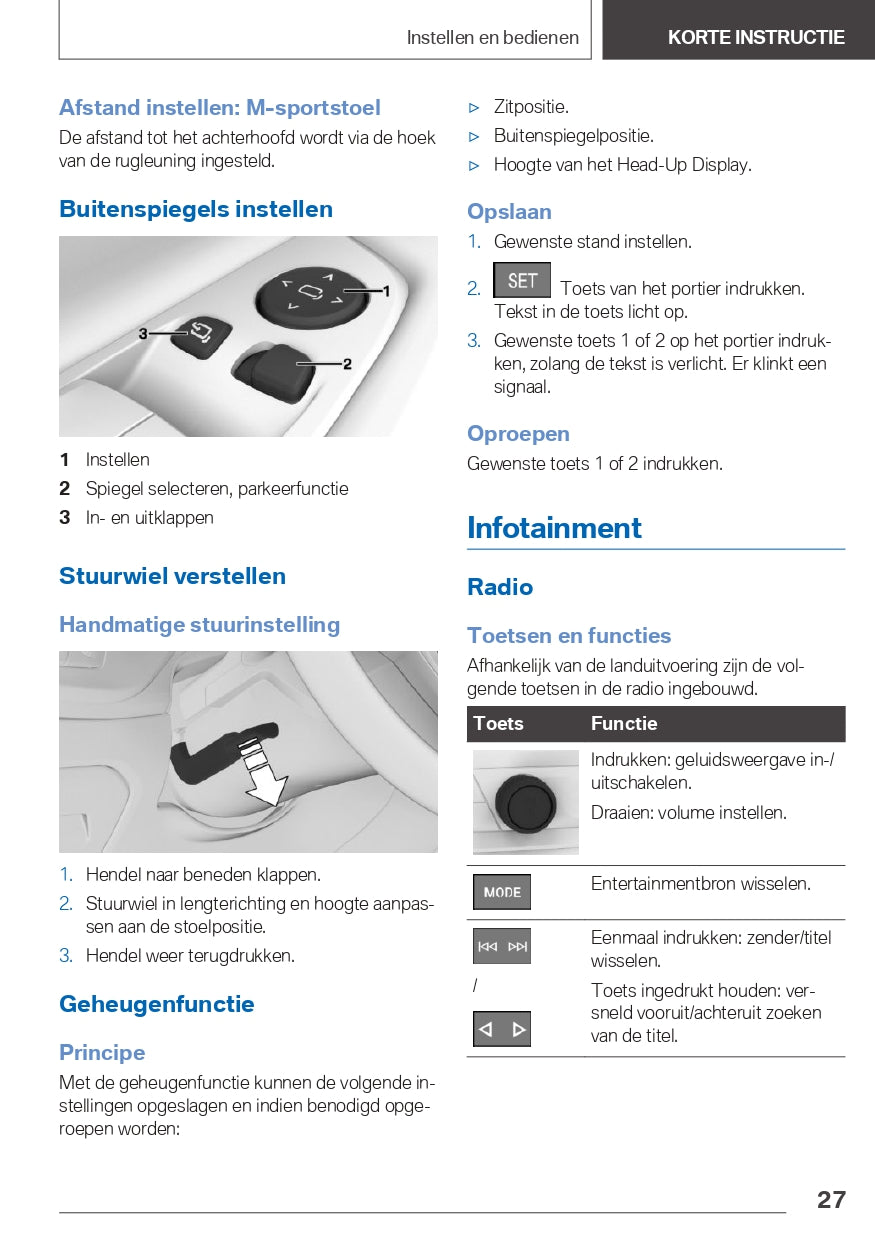 2021 BMW 1 Serie/1 Serie 120i Owner's Manual | Dutch