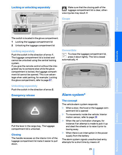 2008 BMW M3 Owner's Manual | English