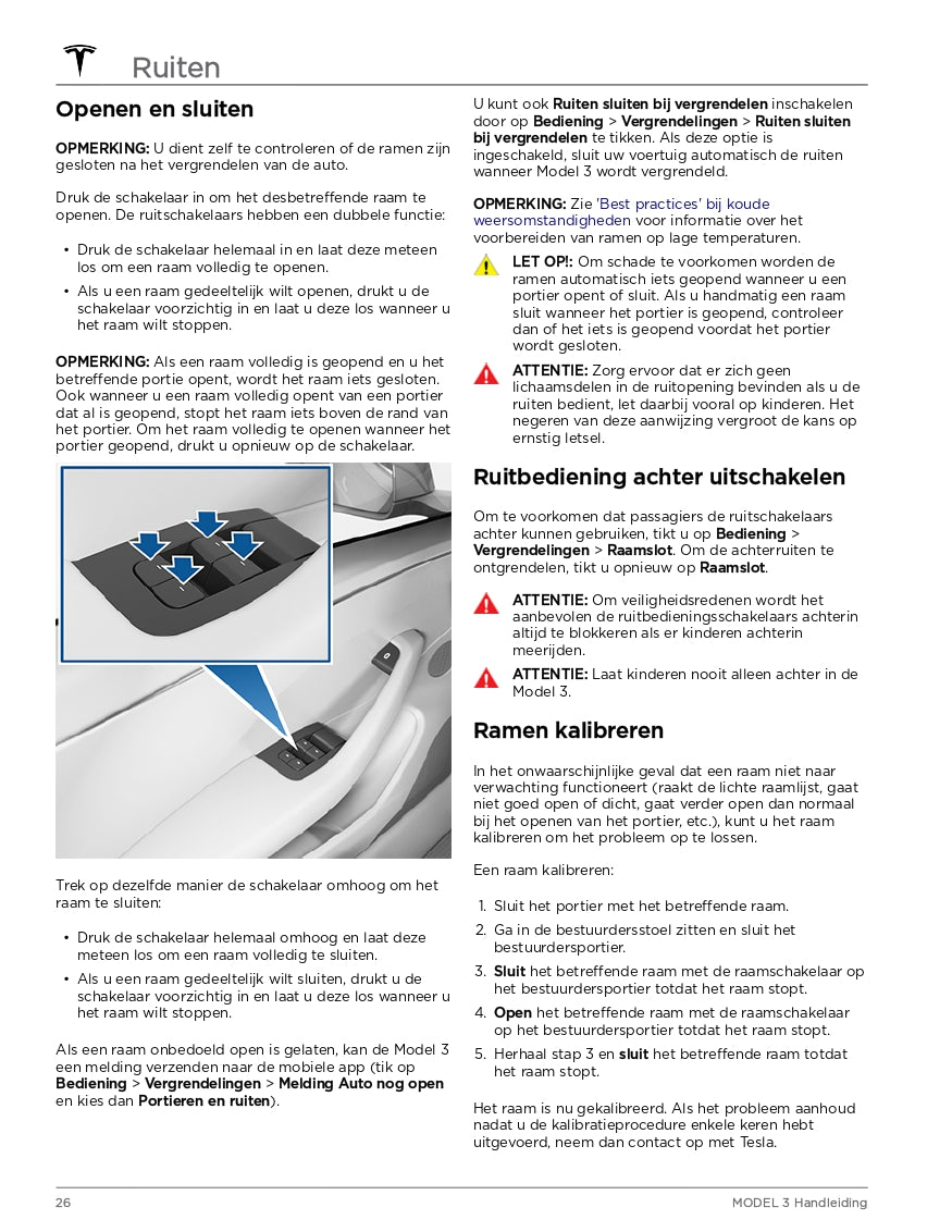 2024 Tesla Model 3 Gebruikershandleiding | Nederlands