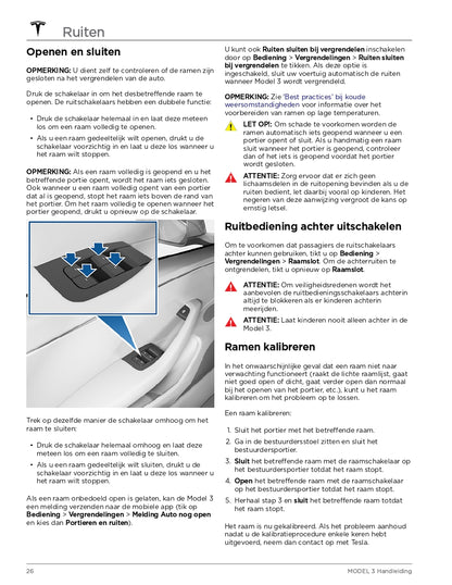 2024 Tesla Model 3 Gebruikershandleiding | Nederlands