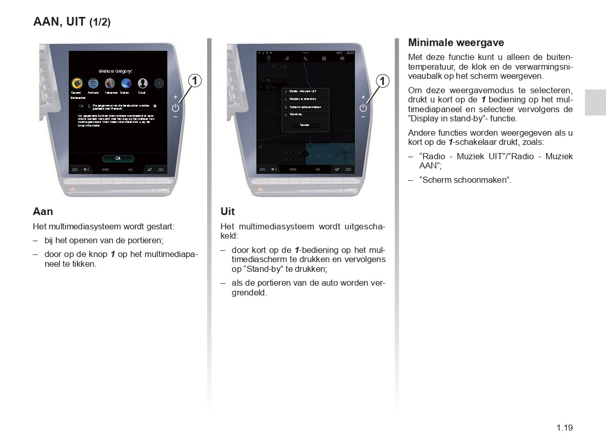 Renault OpenR Link User's Manual | Dutch