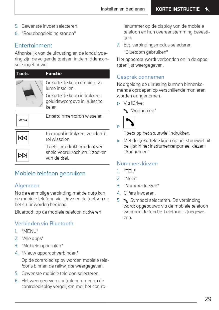 2023 BMW 2 serie Active Tourer 225XE Owner's Manual | Dutch