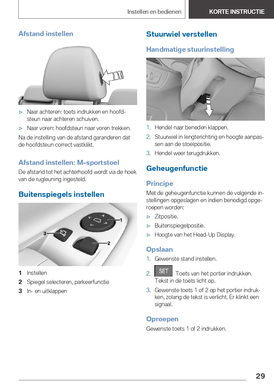 2021 BMW X3 Plug-in Hybrid Owner's Manual | Dutch