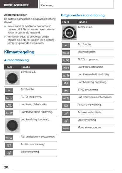 2020-2021 BMW X3 Owner's Manual | Dutch