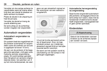 2019 Opel Crossland X Owner's Manual | Dutch