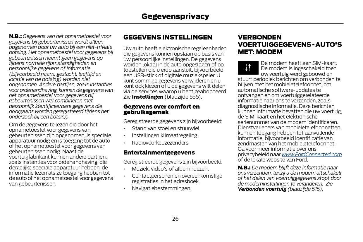 2022-2024 Ford Kuga Vignale Owner's Manual | Dutch