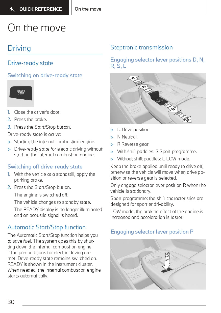 2023 BMW X1 PHEV Owner's Manual | English