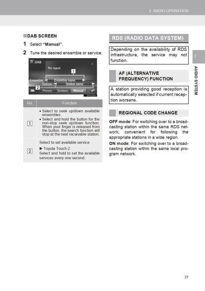 Toyota Yaris GRMN Navigation User Guide | English