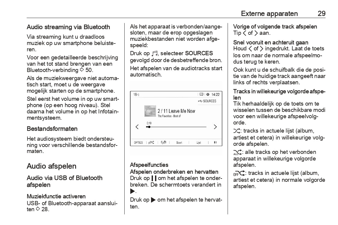 2020-2023 Opel Vivaro Infotainment Manual | Dutch