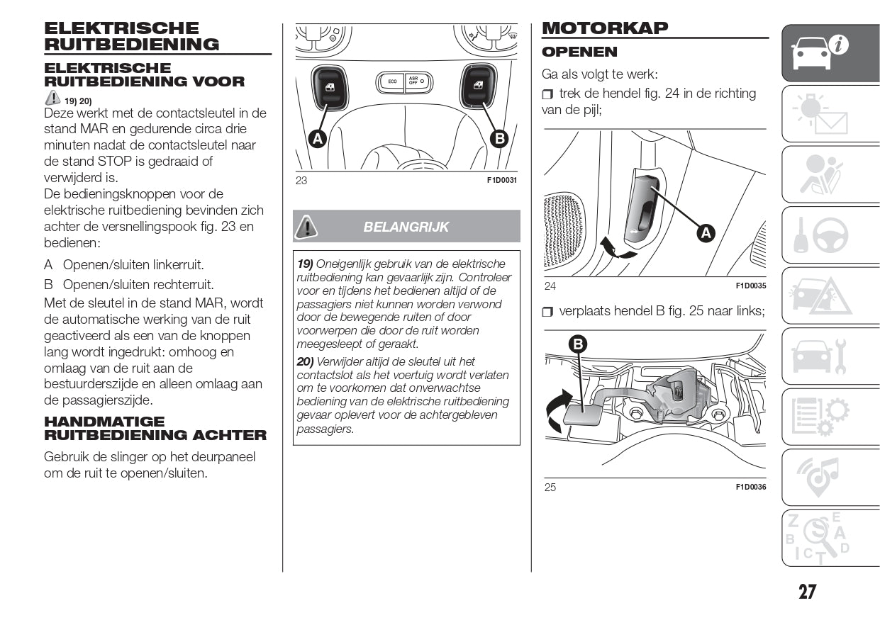 2016 Fiat Panda Gebruikershandleiding | Nederlands