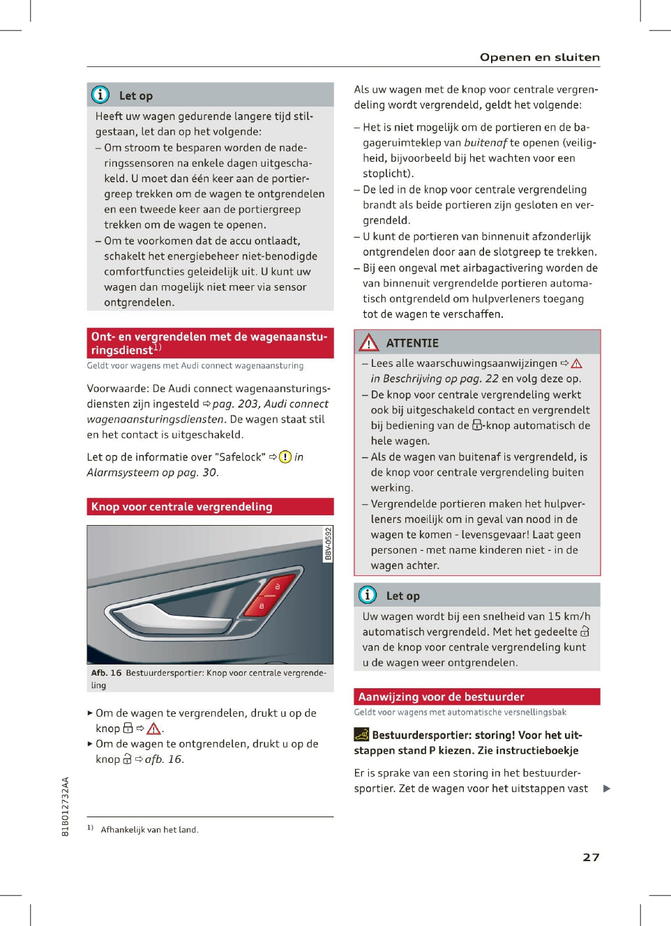 2021 Audi Q2 Owner's Manual | Dutch