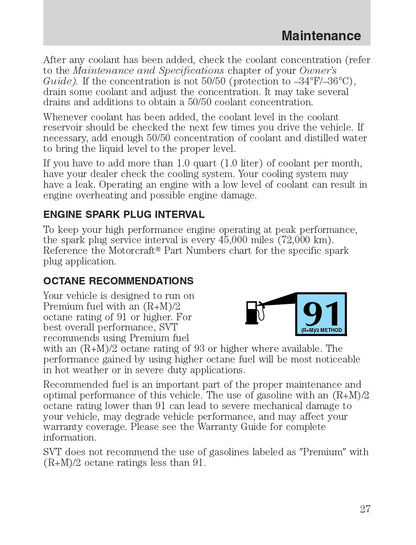 2011 Ford Shelby GT500 Owner's Manual | English