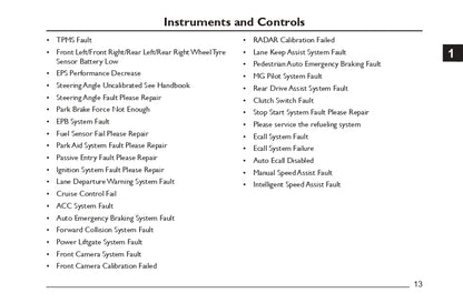 2023 MG HS Owner's Manual | English