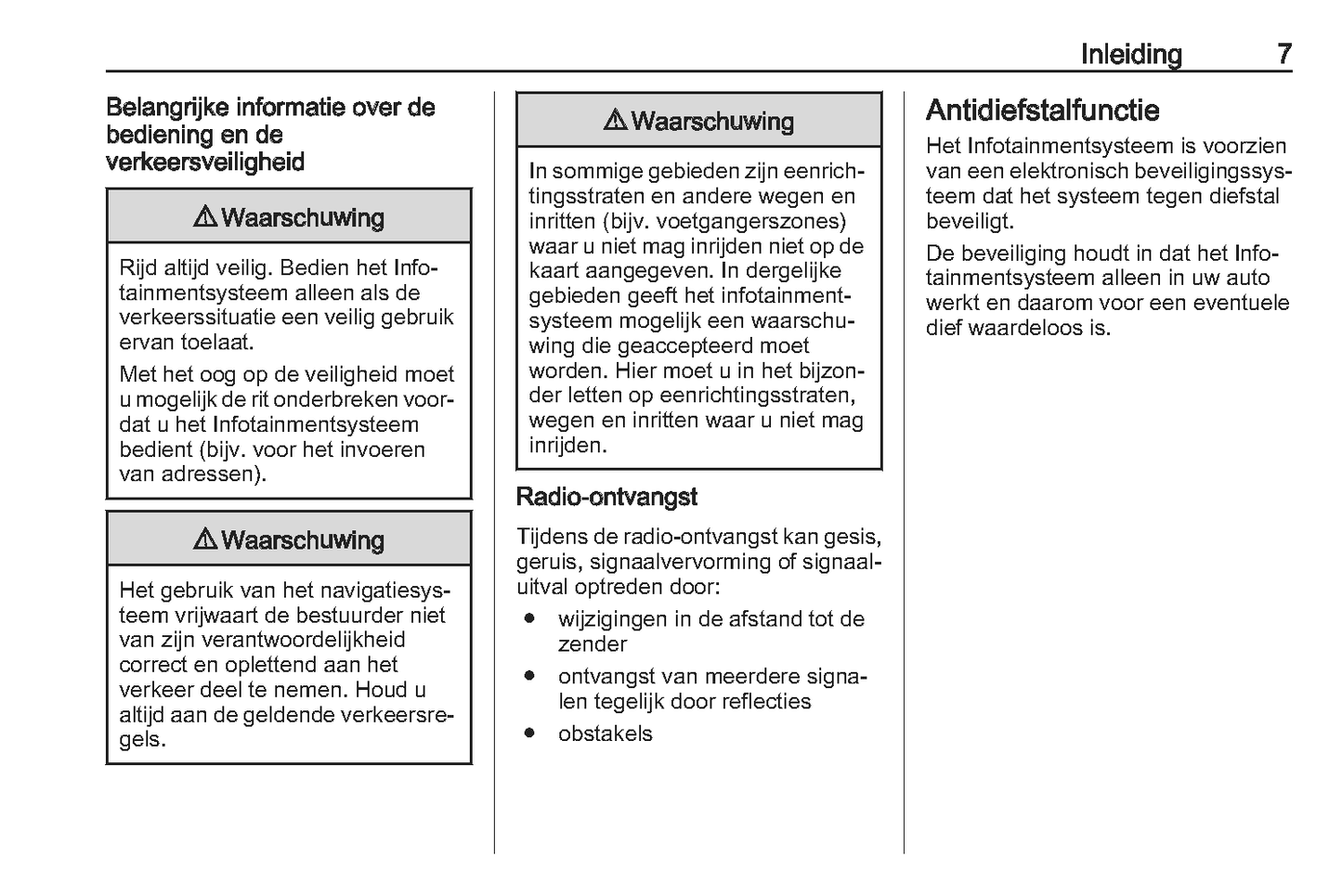 2017-2020 Opel Insignia Infotainment Manual | Dutch