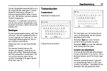 2017-2020 Opel Insignia Infotainment Manual | Dutch