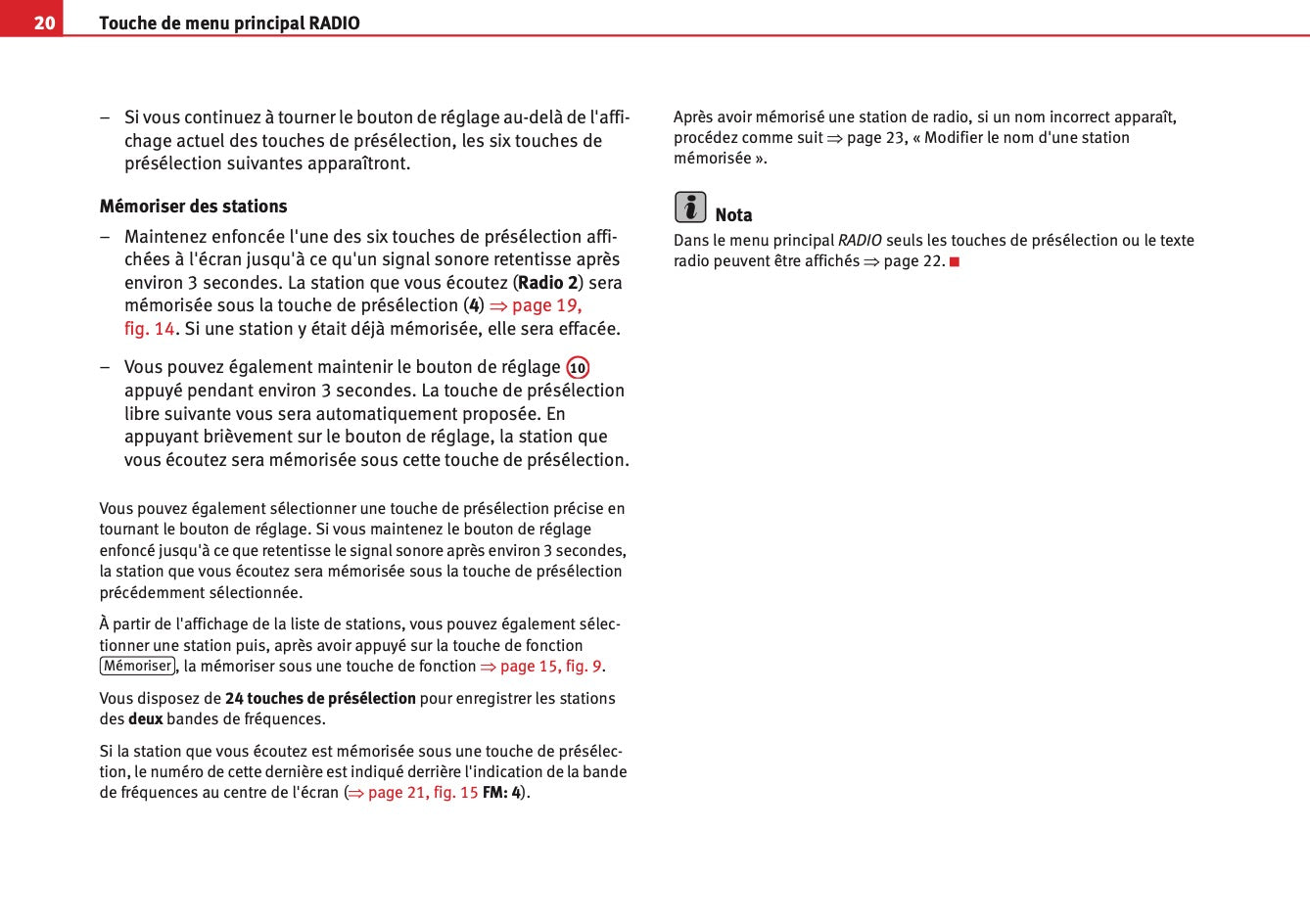 Seat Media System 2.0 Guide d’instructions