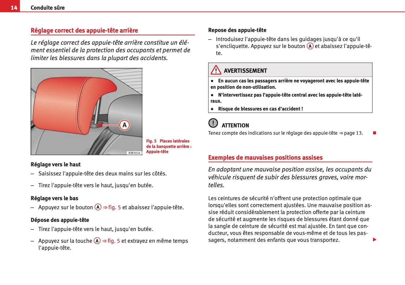 2012-2013 Seat Exeo Owner's Manual | French