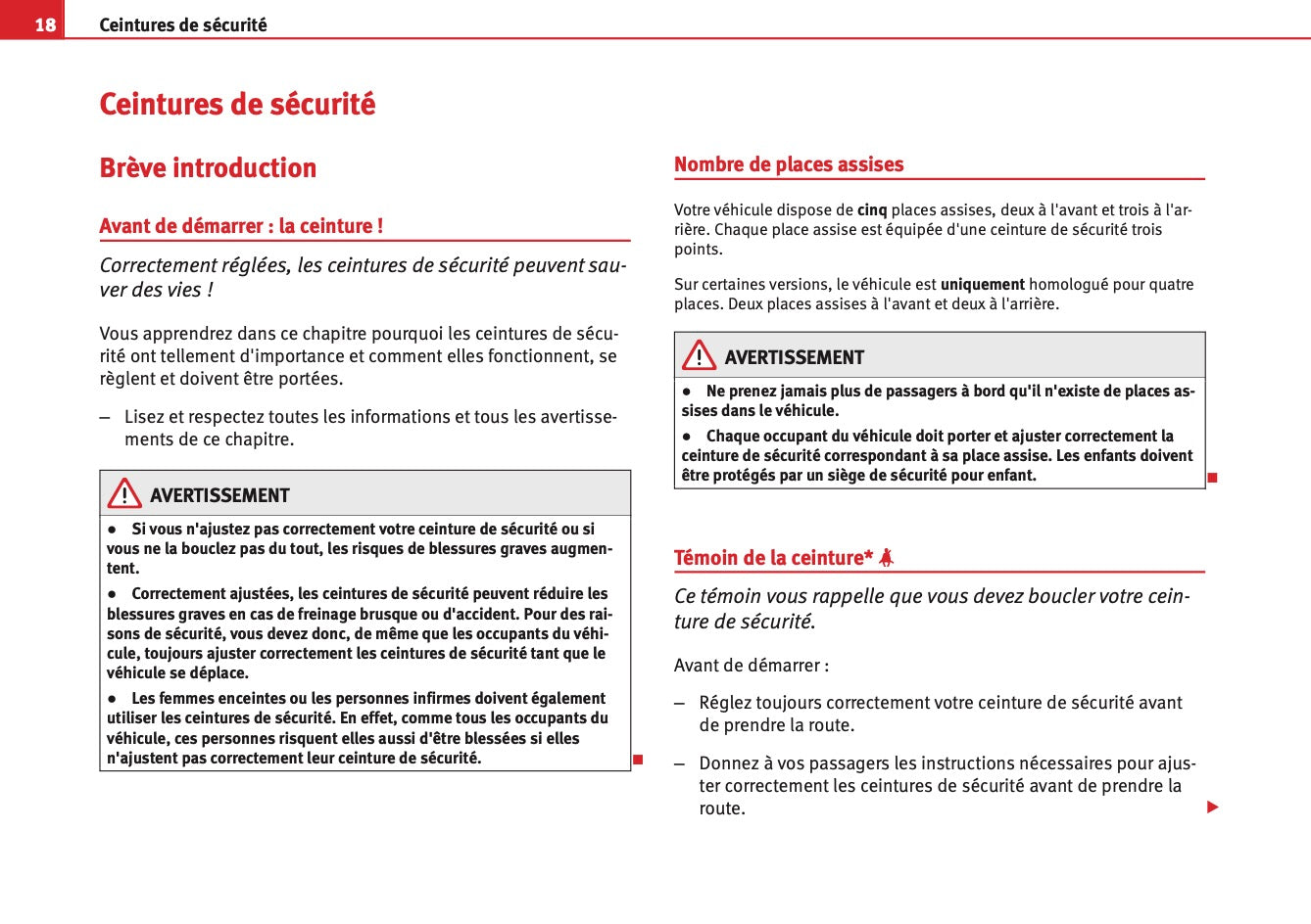 2012-2013 Seat Exeo Owner's Manual | French