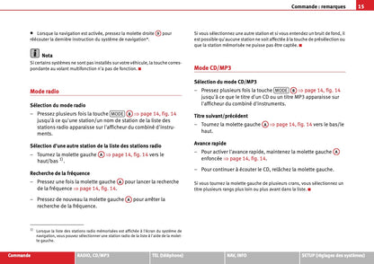 Seat Media System 1.0 Guide d'instructions