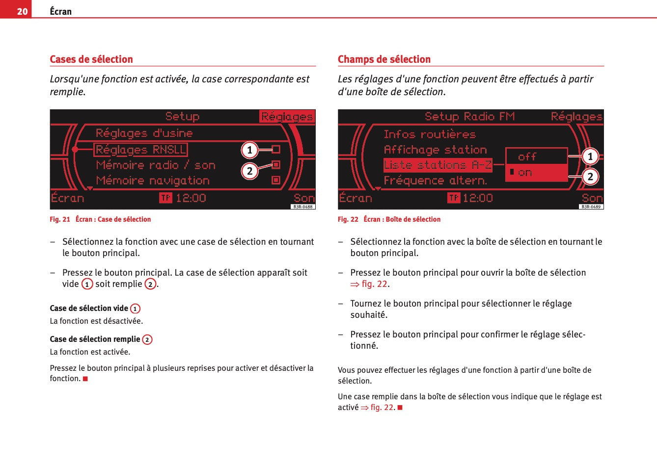 Seat Media System 1.0 Guide d'instructions