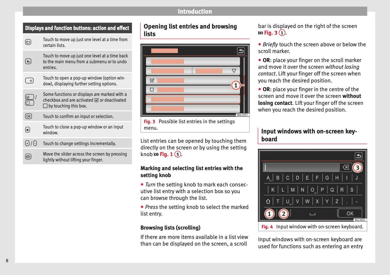 Seat Media System Plus / Navi System Owner's Manual