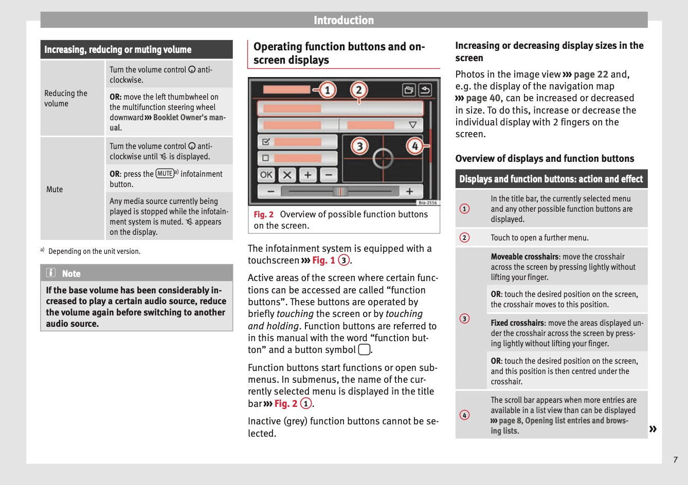 Seat Media System Plus / Navi System Owner's Manual