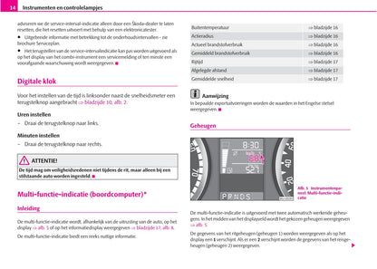 2007-2008 Skoda Fabia Owner's Manual | Dutch