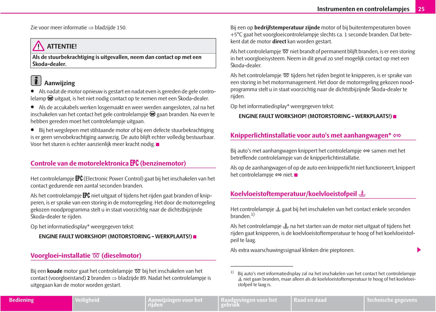 2007-2008 Skoda Fabia Owner's Manual | Dutch