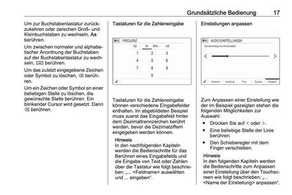 Opel Grandland X Infotainment Bedienungsanleitung 2017 - 2020