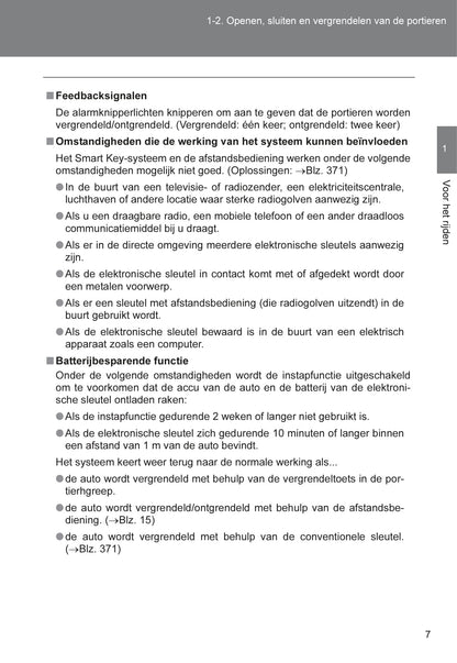 2007-2008 Toyota Auris Owner's Manual | Dutch
