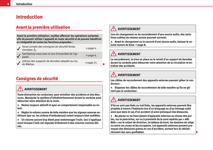 Seat Sound System 2.0 Guide d’instructions