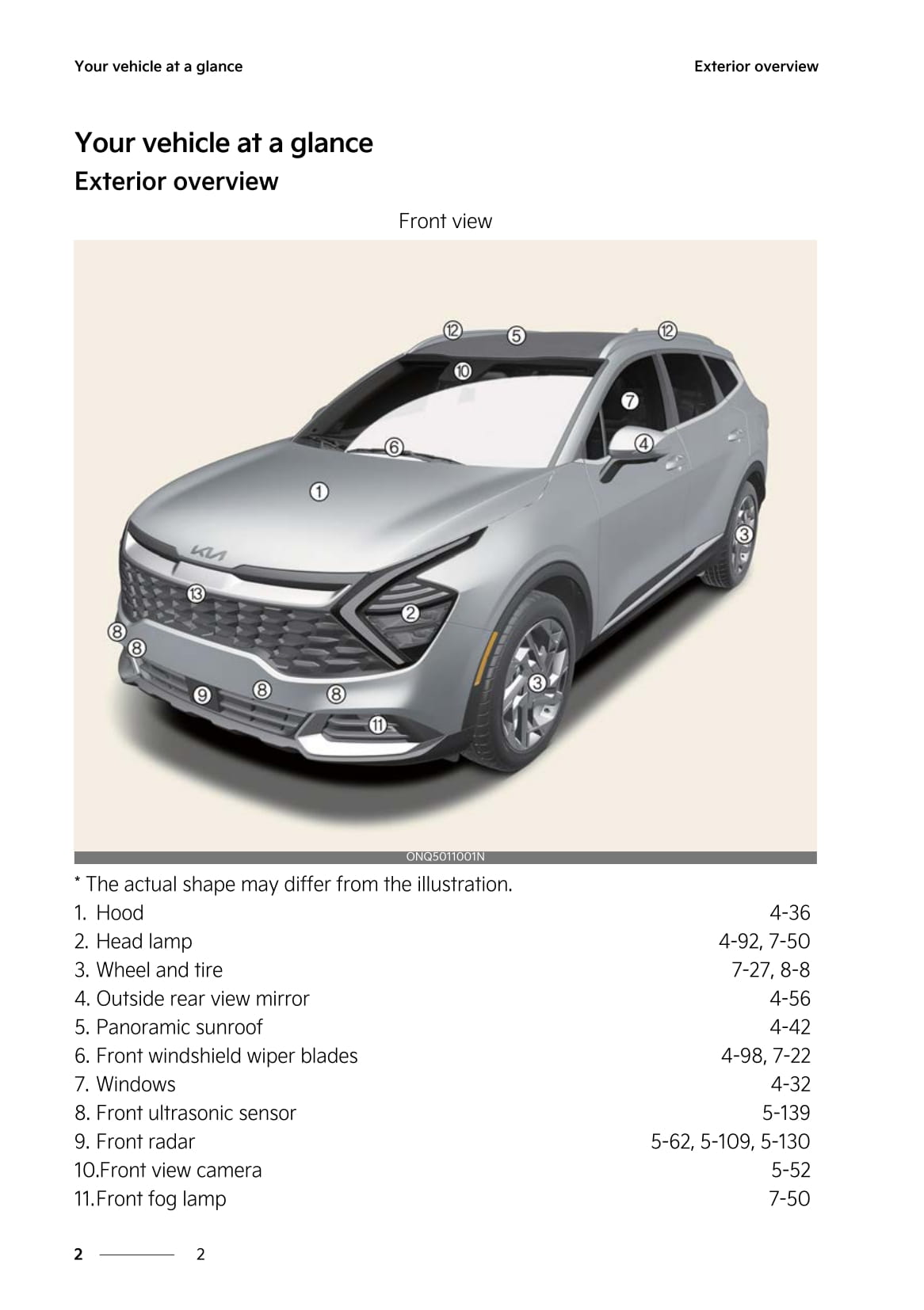 2023 Kia Sportage Owner's Manual | English