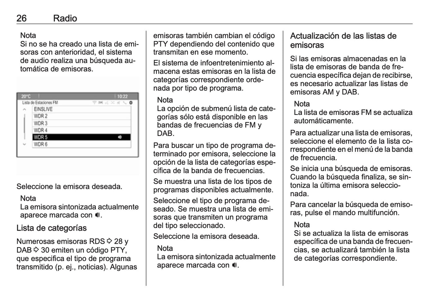 Opel Meriva Manual de infoentretenimiento 2014 - 2017