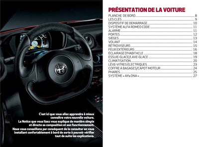 2017-2018 Alfa Romeo Giulia Owner's Manual | French